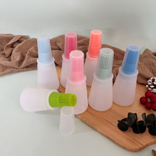 硅胶油壶刷 带刻度盖子环保烧烤刷油瓶户外多功能倒油烘焙烧烤刷