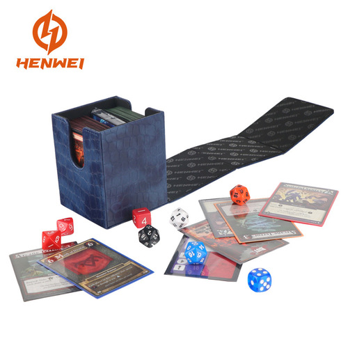 Henwei PTCG Pokémon Trading Card Game PU Leather Card Box Game of Thrones Storage Box