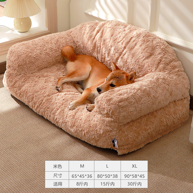 Venta al por mayor Four Seasons universal invierno cálido gran mascota gato sofá desmontable y lavable mascota perrera gato nido gato suministros