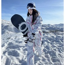 现货3L超音力滑雪服高防水高透湿全压胶工艺韩版潮流雪服套装