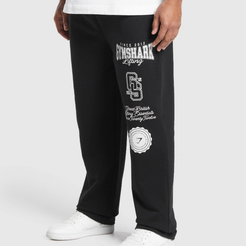 Gymshark Men's Sports Pants Jogger Gym Muscle Bodybuilding Pants Cotton Casual Printed Long Pants
