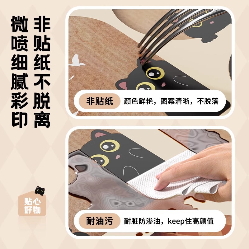 Younai プーリーゴミ箱家庭用リビングルームアンティークスタイル大容量高価値かわいい漫画サニタリーバケツ車輪付き|undefined