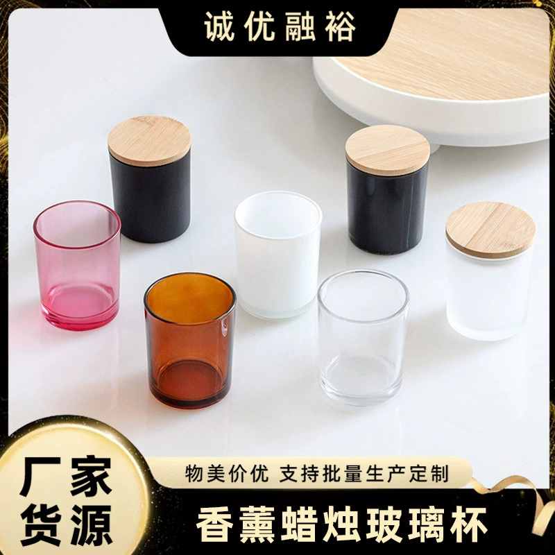 Matte glass candle, aromatherapy, custom-made, DIY