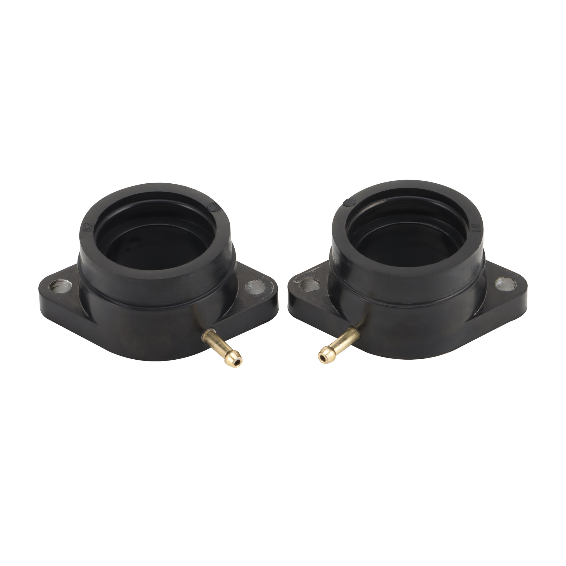 2pcs 1 Pair For Yamaha XS400 77-82 Intake Manifold Carburetor Joint 2A2-13586-