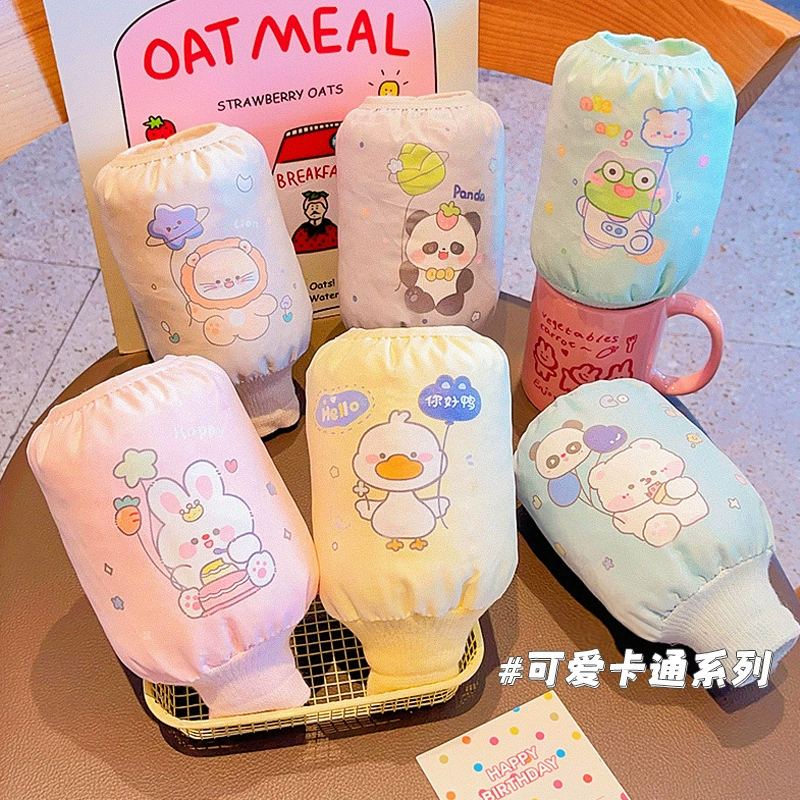 Супер мягкие и милые детские рукава осень-зима новые плюшевые теплые рукава для мальчиков