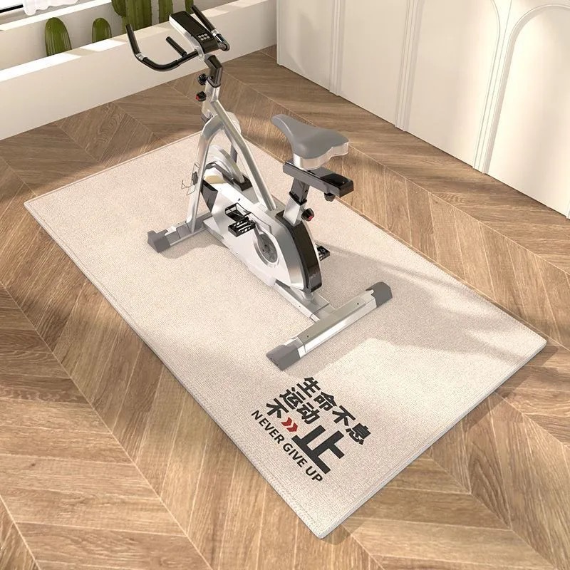 Dynamic Cycling Mat, Treadmill, Shock-Absorbing and Noise-Reducing Mat, Elliptical Machine, Indoor Fitness Exercise, Soundproof Carpet