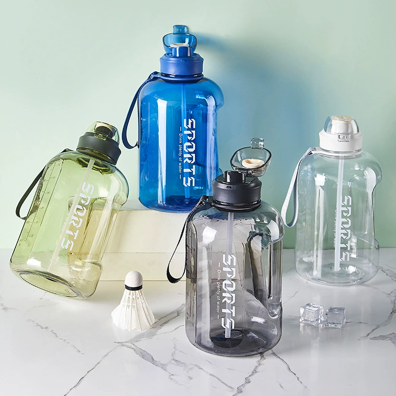 Capacious sports bottle for gym, 2600 ml