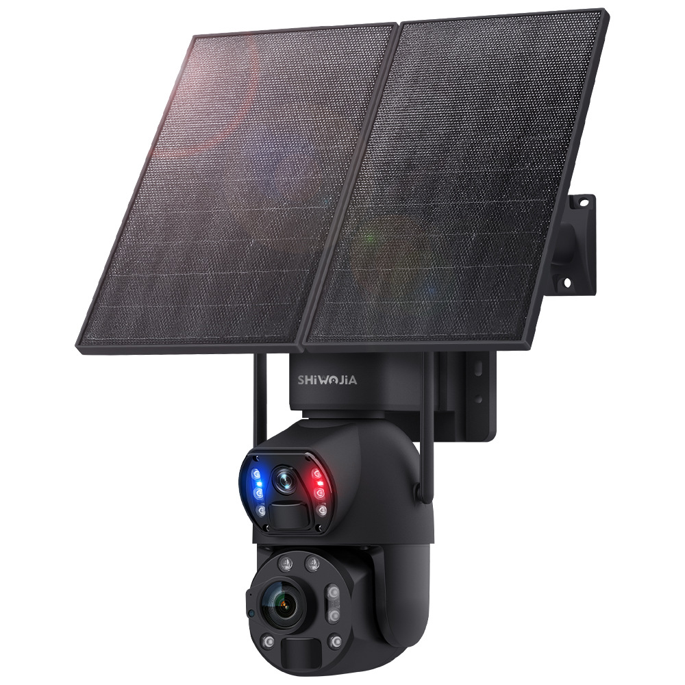 4G güneş enerjili kamera akıllı yüksek çözünürlüklü lazer gece görüşü 36x optik zoom 24 saat tam günlük kayıt 20W