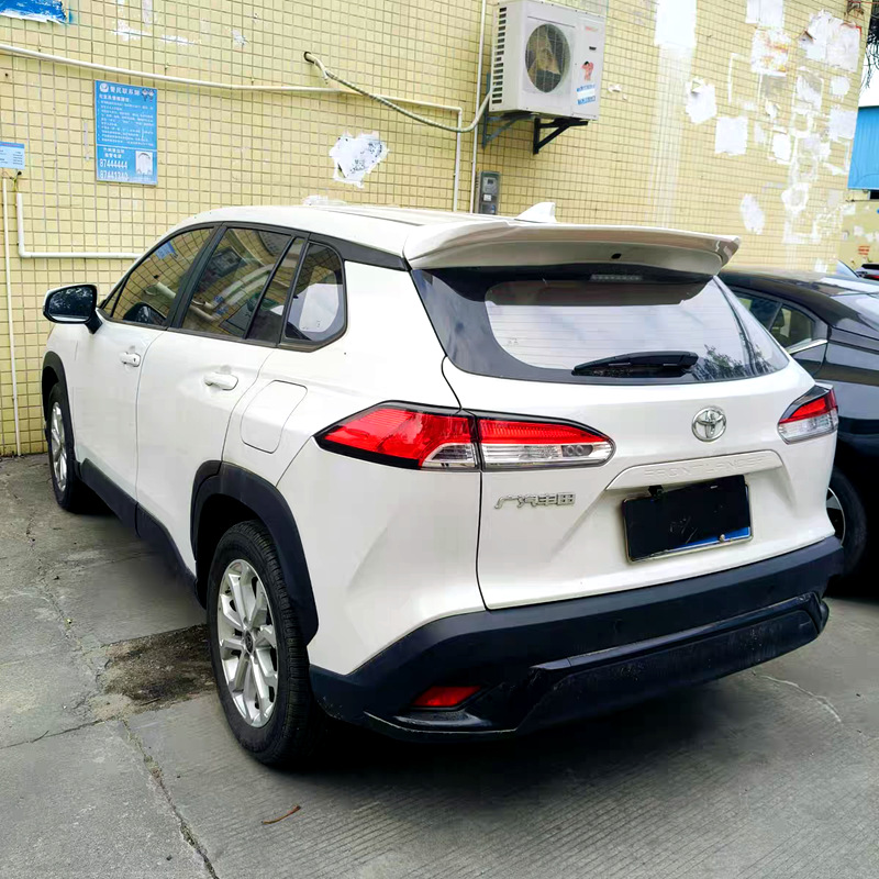 Suitable for 2022-2025 Toyota Landa Tail Wing Corolla Cross Sharp Modification Top Wing Fixed Wing Decoration