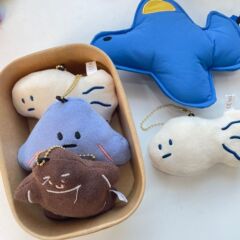 Insかわいい韓風貝殻ぬいぐるみクリエイティブバッグ魚車キーホルダー熊掛けカップルプレゼントGJ228
