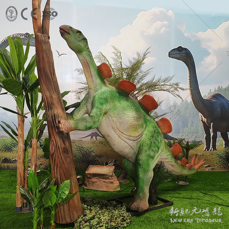 Parque de atracciones al aire libre simulación de dinosaurios escultura de animales gran tiranosaurus centro comercial escénico parque de dinosaurios decoración portal