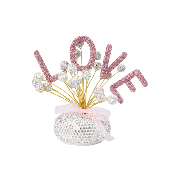 Pink love diamond full of starry stars