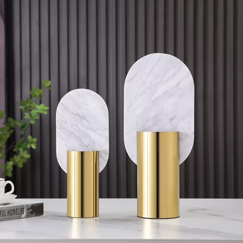 新中式不锈钢轻奢金色花瓶摆件高级感创意家居客厅插花装饰花器厂