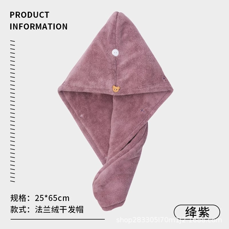 Sombrero de pelo seco para mujer, súper absorbente, secado rápido, engrosamiento, gorro de ducha de doble capa, champú, toalla para el cabello 2025 nueva toalla para el cabello seco