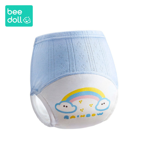 【3-Pack】Beedoll Potty Training Pants Summer for Boys and Girls, Washable Training Underwear, Urine Barrier, Good for Toilet Training