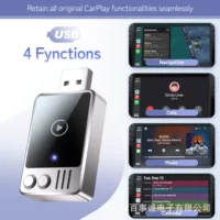 Проводной к беспроводной коробке Carplay, обновление Android, модуль взаимосвязи умной автомобильной машины, автомобильный Carplay