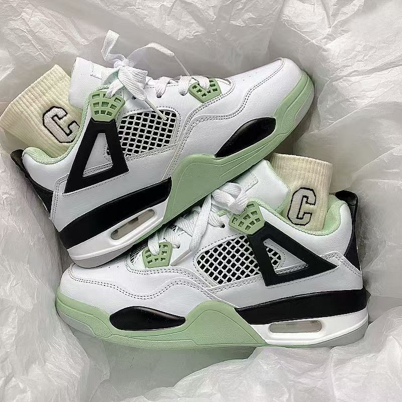 chic Hong Kong style air cushion basketball sneaker men and women couple lightweight student casual shoes