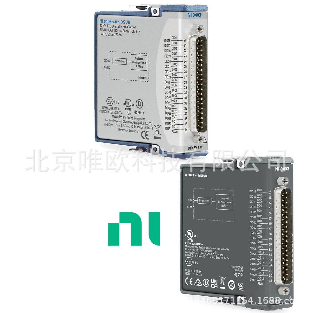 NI 9403数字I/O模块779787-01采集模块C系列32通道5 V/TTL全新