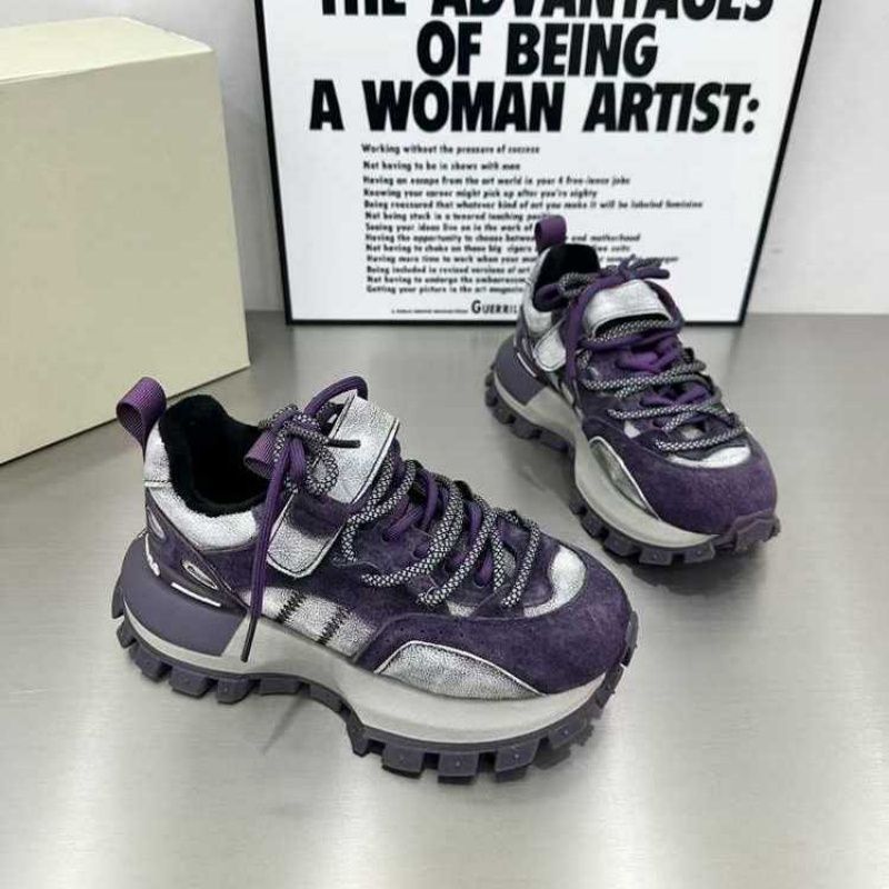 Suela gruesa deportes ocio correr papá zapatos mujer moda 2025 primavera nuevo estilo Forrest Gump zapatos mujer moda coreana casual