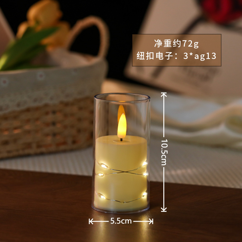 電子キャンドル LED 電子キャンドルライトリモコンシミュレーションキャンドルカップレストランホリデー家の装飾結婚式の小道具|undefined