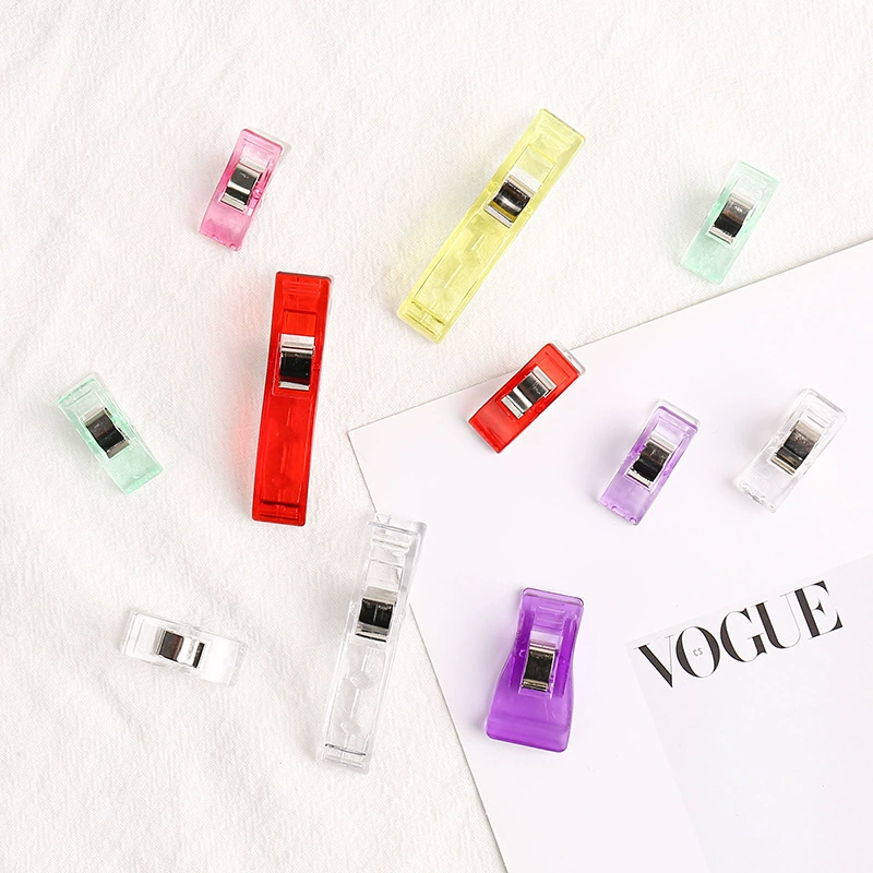 Цветной японский зажим для крепления прозрачный пластиковый топор зажим для позиционирования многоцветный многоцветный
