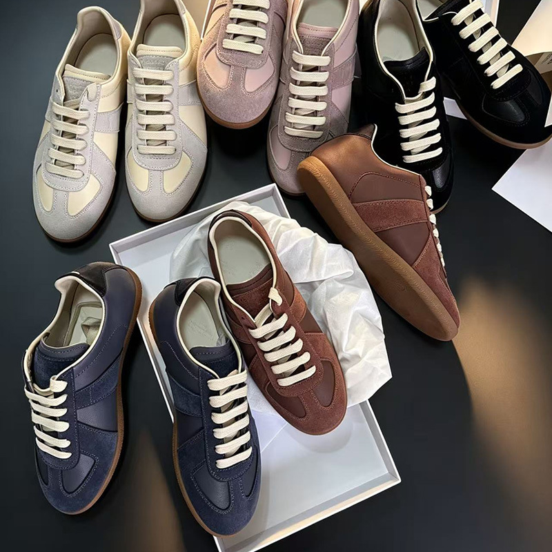High-End Gila 2026 Spring/Summer New Comfortable Training Shoes for Men and Women, Casual Flat Shoes, Genuine Leather Couple Sneakers, Women's Shoes