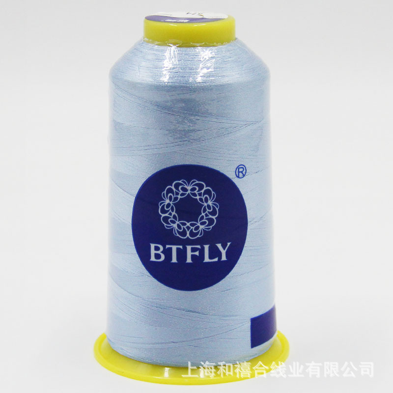 Mariposa marca hilo de bordado 108D / 2 hilo de bordado de poliéster de alta temperatura no desvanecerse calidad ecológica resistente al lavado brillante