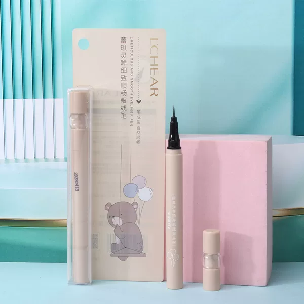 Leiqi Ling Eyes Natural Deep Eyeliner Slim Quick Dry Not Easy to Sizzling Beginner Girl Student Q3313A