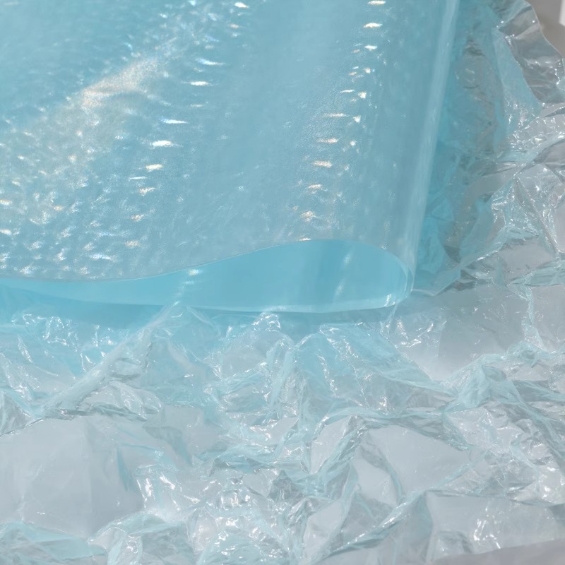 Papel de burbujas de agua impermeable embalaje en relieve ramo de flores de alta calidad 12 filamentos burbujas de papel de vidrio floral