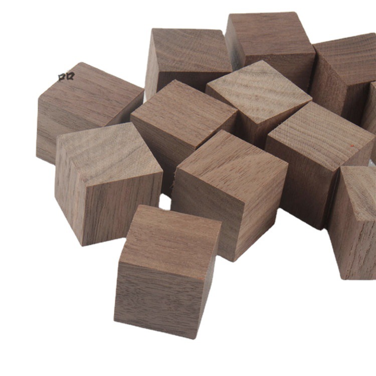 实木方块正方体木料多尺寸DIY积木名贵木工艺培训半成品中式摆件