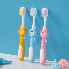 Yangzhou Mavericks Adventure Children's Toothbrush Soft Bristles Wholesale Set Gift Box Three Pieces 3-12 Years Old Soft Bristles