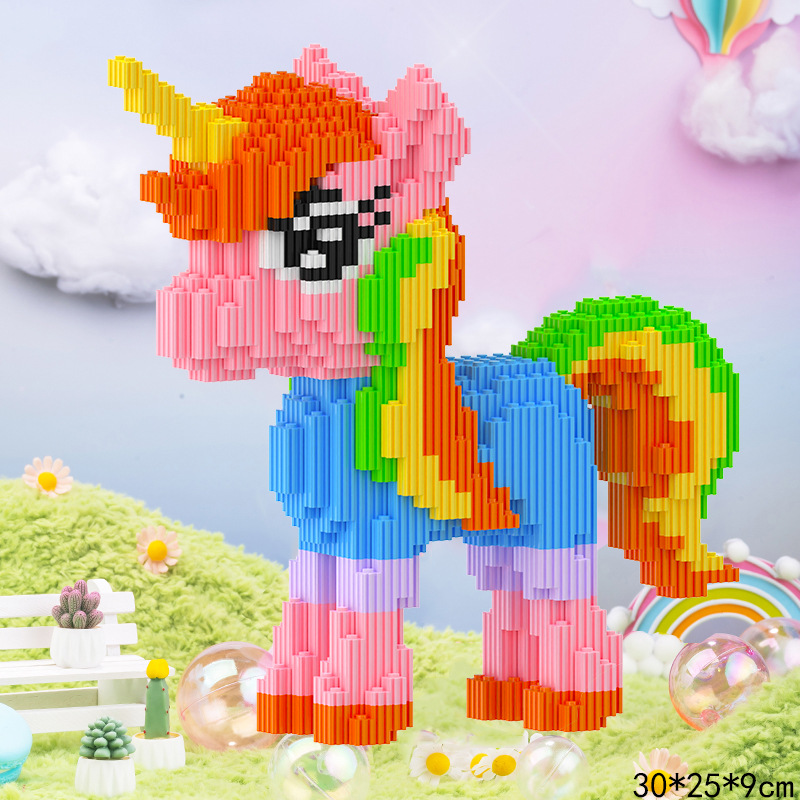 Kulomi Meletti Series Bloques de construcción Bear Bloques de construcción al por mayor Juguetes al por mayor Regalos para niños y niñas Muñecas hechas a mano