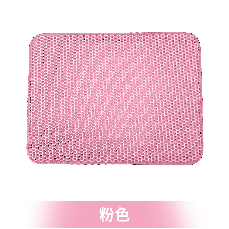 Estera de arena para gatos de doble capa anti transfronteriza hogar nuevo fabricante de estera impermeable para mascotas estera lavable para perros EVA