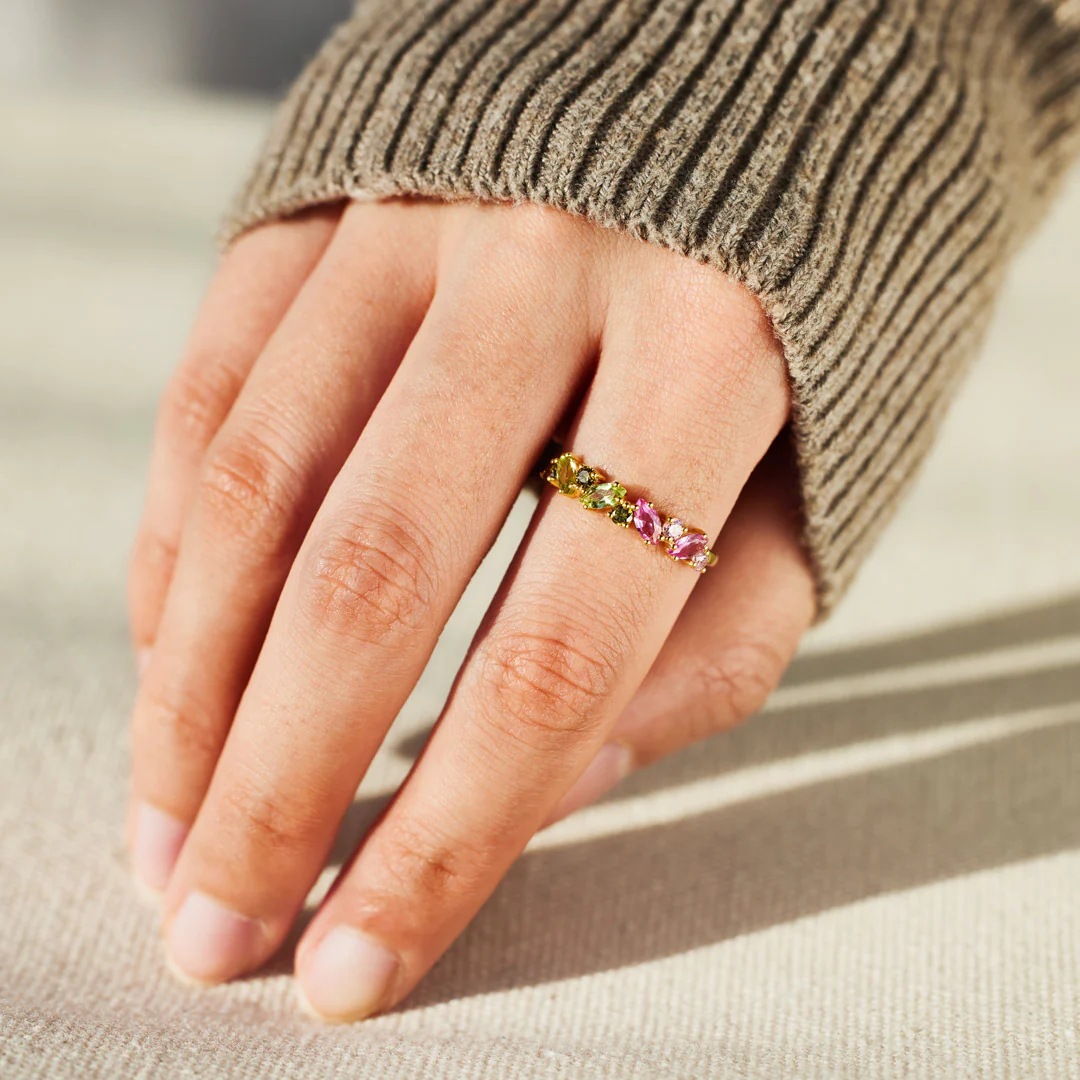 1 Piece Quantity 925 Sterling Silver Zircon Geometric Rings 925 Sterling Silver Rings