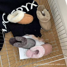 RUBBUGG河南桑坡皮毛一体女式博底星拖鞋雪地靴 RUBΒUGG