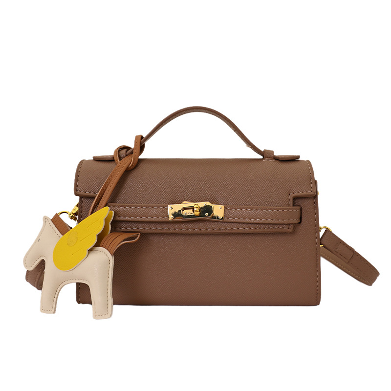 Texturas bolsos Kelly mujeres 2026 verano nuevo estilo de moda simple mochila diaria bolso de mano super caliente bolso pequeño image 18