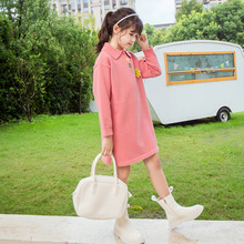 女童长袖毛衣裙2025春秋季新款儿童毛衣中大童亲子装百搭连衣裙子