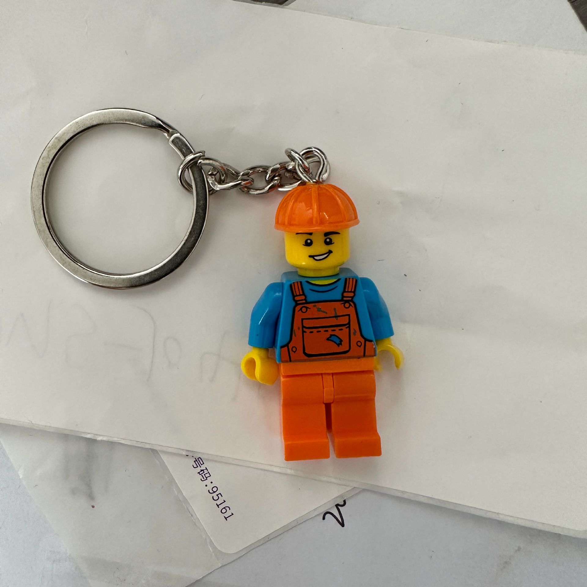 Toy Story Batman Llavero de bloques de construcción Buzz Lightyear Marvel Spider-Man Batman Pato Donald Mickey