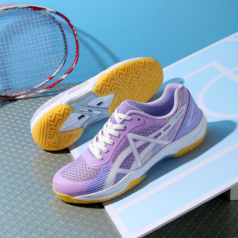 Nuevo tipo transfronterizo ligero y transpirable zapatos de tenis casuales zapatos de tenis de mesa zapatos de bádminton de entrenamiento de combate real image 4