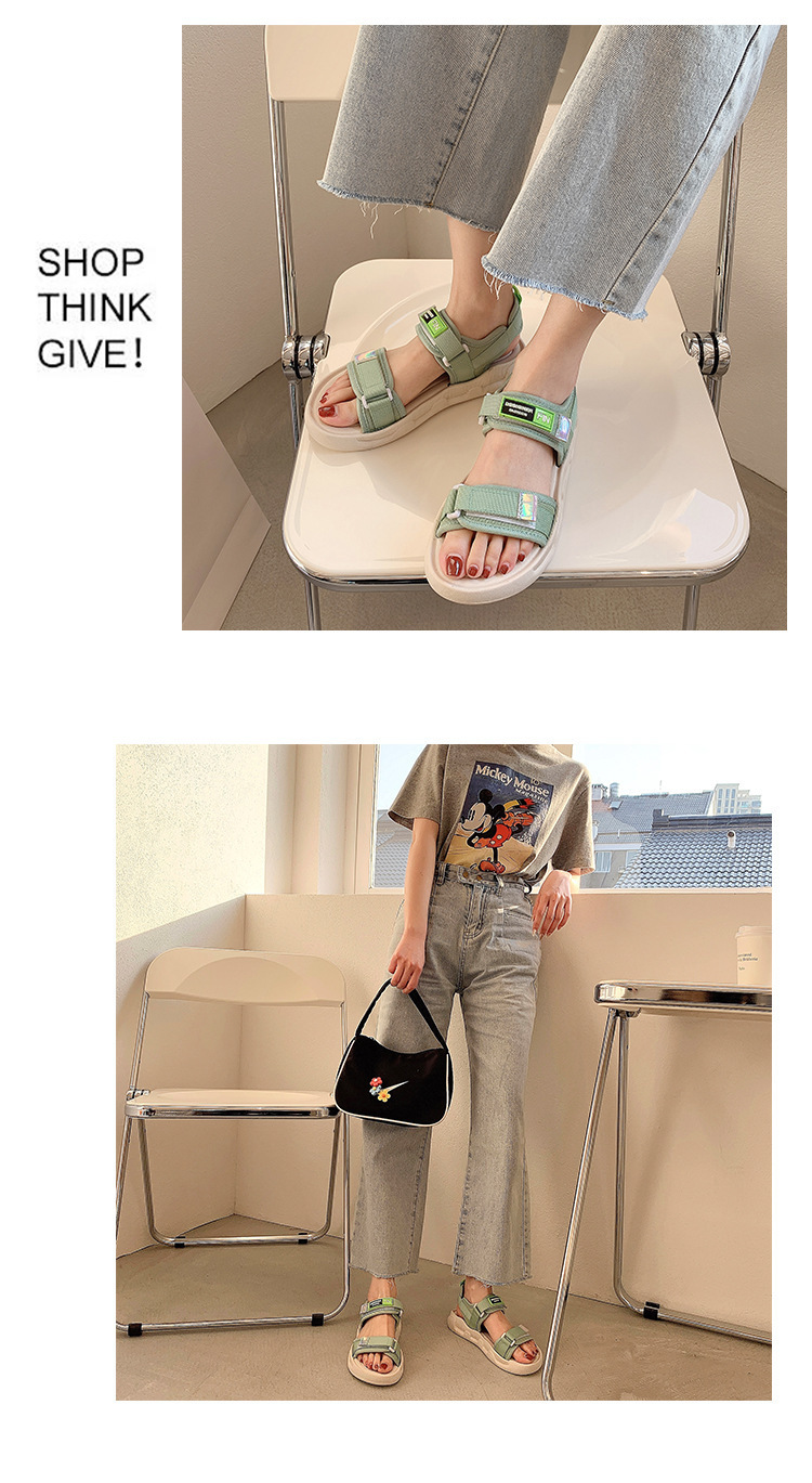 Sandali scorrevoli da donna Pantofole da piscina in pelle da spiaggia in gomma ad asciugatura rapida_voghion.com