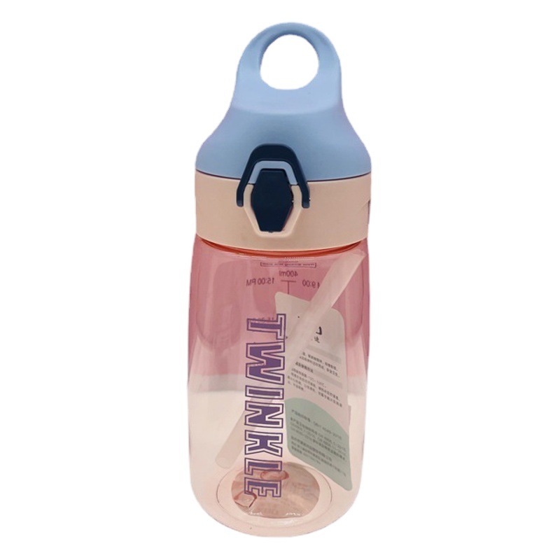 Xinbeidixin deportes al aire libre taza de agua PC taza de té de plástico portátil taza de paja de silicona taza de regalo de publicidad