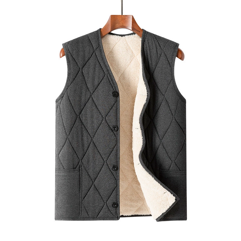Warm vest, for middle age