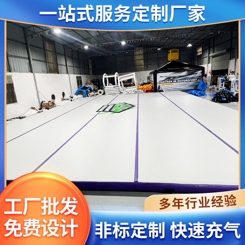 Inflatable Somersault Air Cushion for Yoga, Gymnastics, Martial Arts, Stunt Training, Auxiliary Fighting, Taekwondo, Pull-Up Inflatable Mat