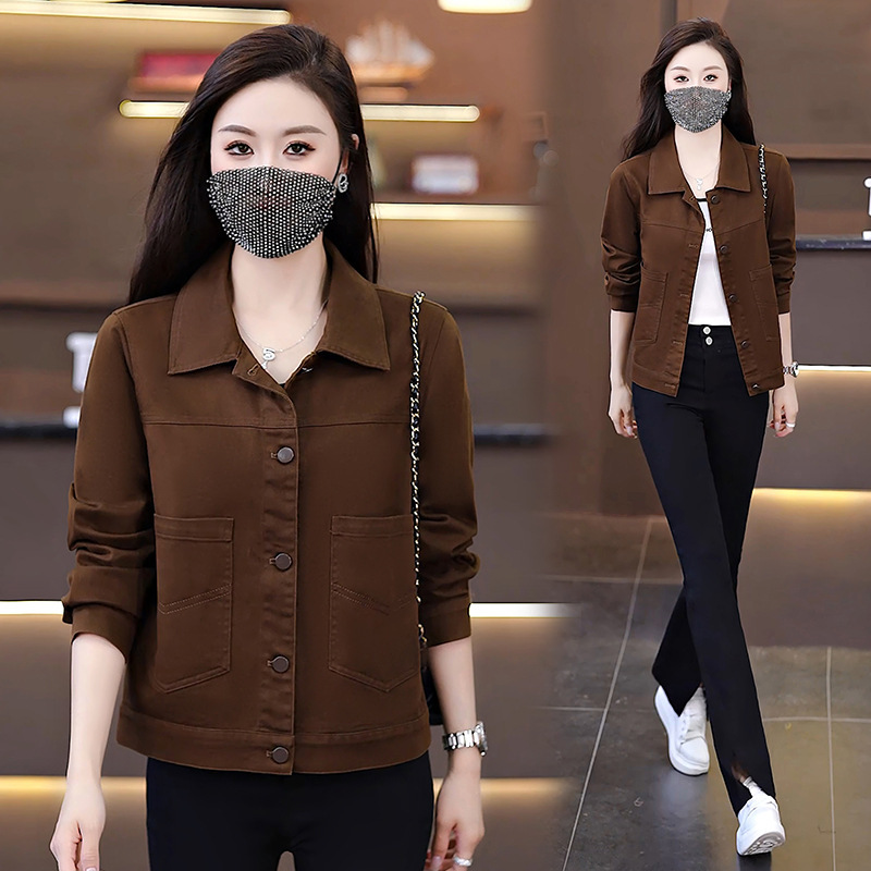 小个子短款牛仔外套女2025春秋季新款休闲百搭爆款薄款夹克上衣服|undefined