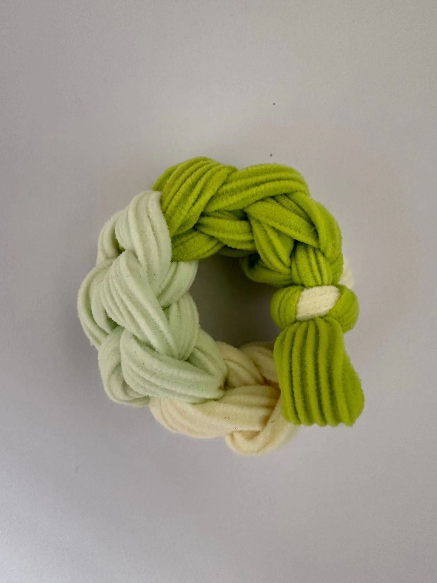 Niños cuerdas de cabello de color dopamina elásticas antideslizantes cuerdas de cabello tejidas a mano cabello al por mayor
