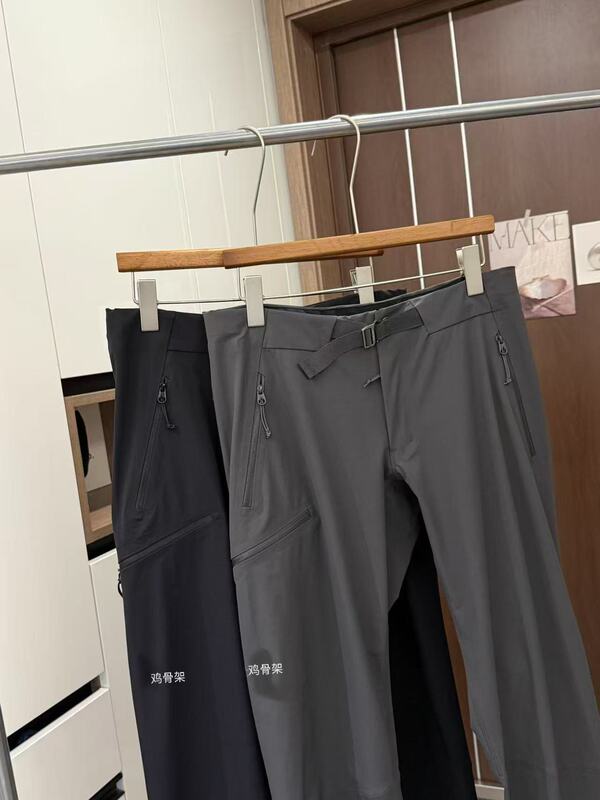 鸟家25年秋季新款休闲户外运动男裤秋季男士纯色弹力直筒休闲裤|undefined
