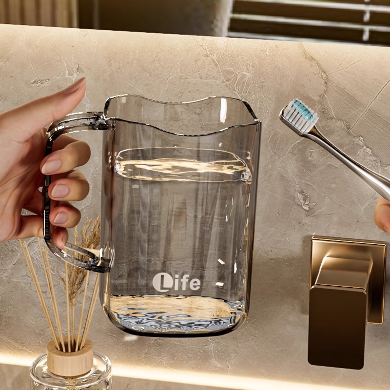 Munsköljsglas för par och studenter estetisk badrumsmugg_voghion.com