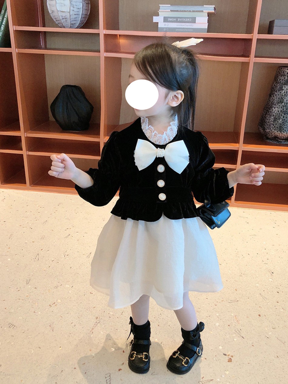 New style dress girls in autumn, trendy trendy. Children's clothing for spring and autumn. Little_voghion.com