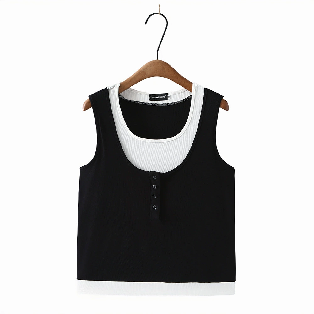 Summer vest, base body-friendly T-shirt sleevless, plus size