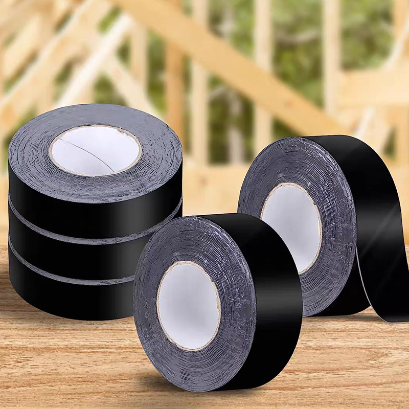聚乙烯PET甲板托梁保护胶带横梁木结构防腐防水自粘交叉膜丁基胶